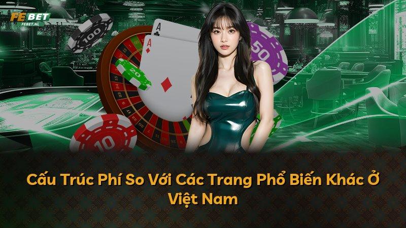 Cấu Trúc Phí So Với Các Trang Phổ Biến Khác Ở Việt Nam