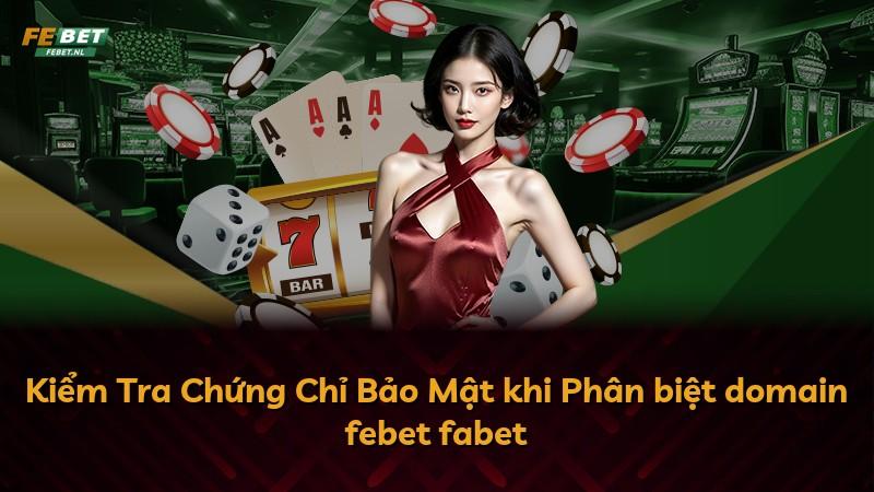 Kiểm Tra Chứng Chỉ Bảo Mật khi Phân biệt domain febet fabet