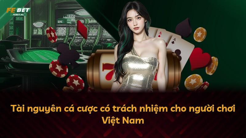 Tài nguyên cá cược có trách nhiệm cho người chơi Việt Nam