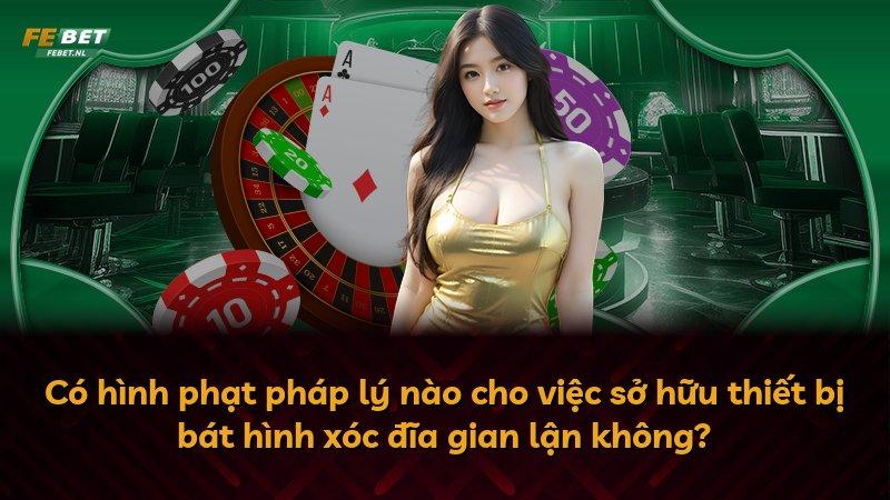 Có hình phạt pháp lý nào cho việc sở hữu thiết bị bát hình xóc đĩa gian lận không?