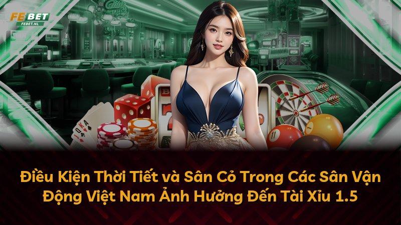 Điều Kiện Thời Tiết và Sân Cỏ Trong Các Sân Vận Động Việt Nam Ảnh Hưởng Đến Tài Xỉu 1.5