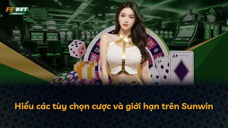 Hiểu các tùy chọn cược và giới hạn trên Sunwin