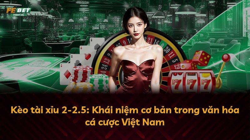 Kèo tài xỉu 2-2.5: Khái niệm cơ bản trong văn hóa cá cược Việt Nam